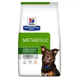 Zooplus 1,5kg Metabolic Weight Management met Kip Hill´s Prescription Diet Hondenvoer aanbieding
