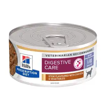 Zooplus 24x156g i/d Digestive Care Low Fat Stoofpotje Kip Hill's Prescription Diet Hondenvoer aanbieding