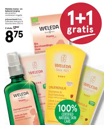 Etos Weleda mama- en babyverzorging aanbieding