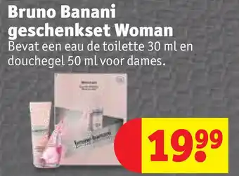 Kruidvat Bruno Banani geschenkset Woman aanbieding