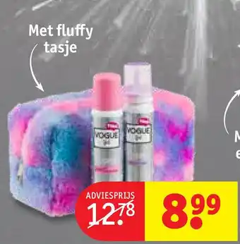 Kruidvat Set Met fluffy tasje aanbieding