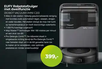 EP Beerepoot EUFY Robotstofzuiger met dweilfunctie aanbieding