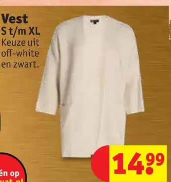 Kruidvat Vest St/m XL aanbieding