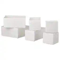 IKEA Skubb Bak, set van 6, wit aanbieding