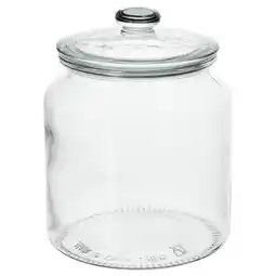 IKEA Vardagen Voorraadpot met deksel, helder glas, 1.9 l aanbieding