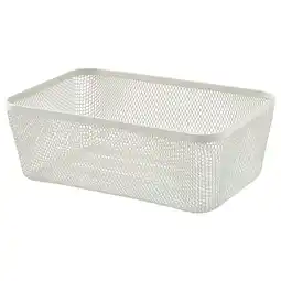 IKEA Ikea 365+ Mand, metaal/wit, 30x20x11 cm aanbieding
