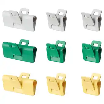 IKEA Öringabborre Klem voor zakken, set van 9, veelkleurig aanbieding