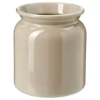 IKEA Brugdhaj Pot voor keukengerei, beige, 15 cm aanbieding