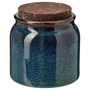 IKEA Brugdhaj Voorraadpot met deksel, blauw, 1 l aanbieding