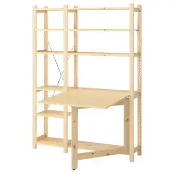 IKEA Ivar 2 elementen/opbergmeubel&klaptafel, 134x95x179 cm aanbieding