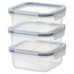 IKEA Ikea 365+ Voorraaddoos met deksel, vierkant/kunststof, 750 ml aanbieding