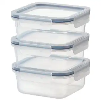 IKEA Ikea 365+ Voorraaddoos met deksel, vierkant/kunststof, 750 ml aanbieding