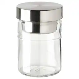IKEA Dagklar Pot met inzet, helder glas/roestvrij staal, 0.4 l aanbieding