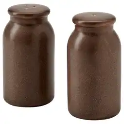IKEA Brugdhaj Zout- en peperstel set van 2, bruin, 9 cm aanbieding