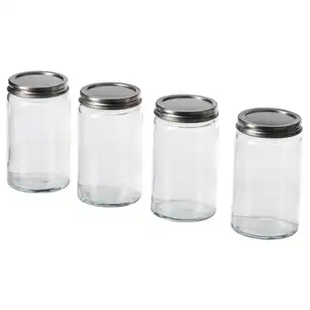 IKEA Citronhaj Kruidenpotje, helder glas/roestvrij staal, 35 cl aanbieding