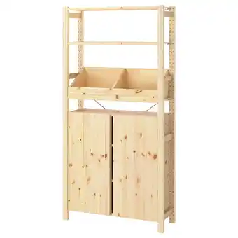 IKEA Ivar Open kast, met bakvormige kast/grenen, 89x30x179 cm aanbieding