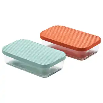 IKEA Havstobis Voorraaddoos met deksel, transparant/veelkleurig, 700 ml aanbieding
