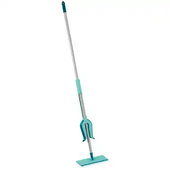 Bol.com Leifheit Picobello vloerwisser S Micro Duo met steel - 27 cm wisbreedte - turqouise - grijs aanbieding
