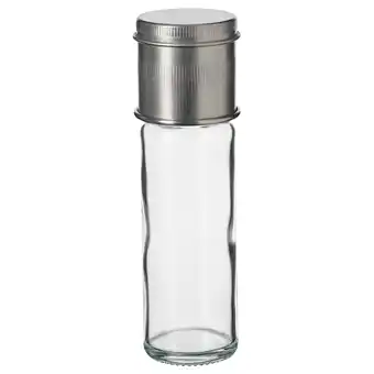 IKEA Citronhaj Kruidenmolen, helder glas/roestvrij staal, 15 cm aanbieding