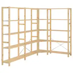 IKEA Ivar 4 elementen/hoek, grenen, 229/144x30x179 cm aanbieding