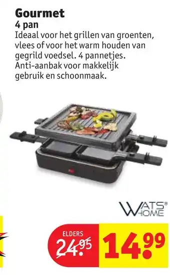 Kruidvat Gourmet 4 pan aanbieding