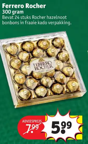 Kruidvat Ferrero Rocher 300 gram aanbieding