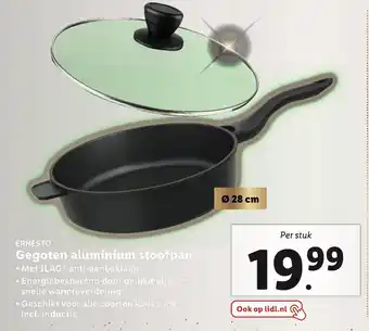 Lidl Gegoten aluminium stoofpan aanbieding