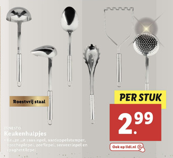 Lidl Keukenhulpjes aanbieding