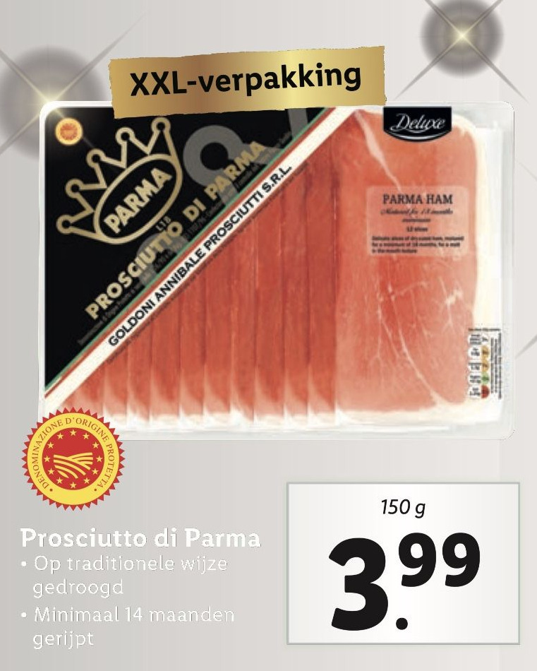 Prosciutto di Parma aanbieding bij Lidl