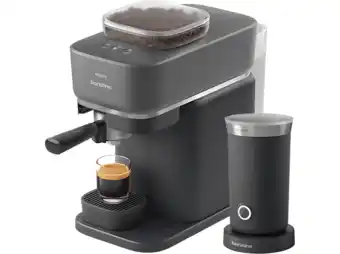MediaMarkt Philips Bar303/60 Semi-automatische Espressomachine Zwart Met Melkopschuimer aanbieding