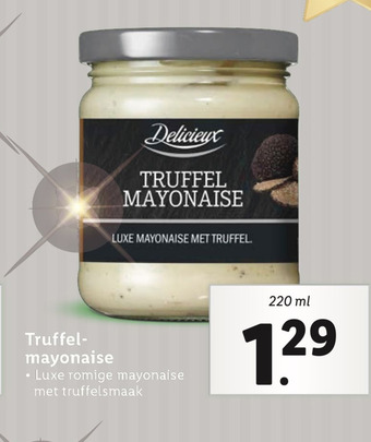 Lidl Truffel- mayonaise aanbieding