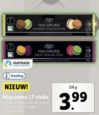 Lidl Macarons | 7 stuks aanbieding