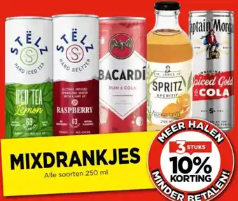 Vomar Voordeelmarkt Mixdrankjes aanbieding