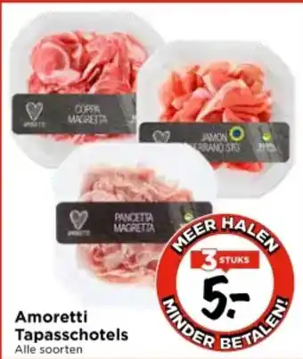 Vomar Voordeelmarkt Amoretti Tapasschotels aanbieding