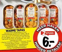 Vomar Voordeelmarkt Warme tapas aanbieding