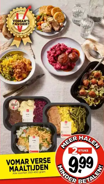 Vomar Voordeelmarkt Vomar verse maaltijden aanbieding
