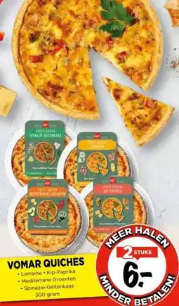 Vomar Voordeelmarkt Vomar quiches aanbieding