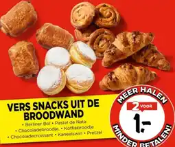 Vomar Voordeelmarkt Vers snacks uit de broodwand aanbieding