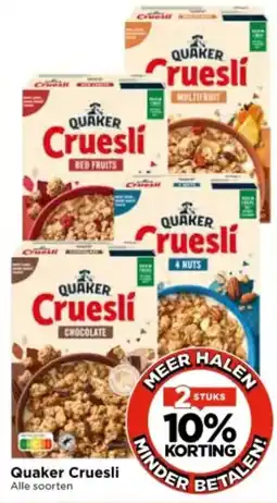 Vomar Voordeelmarkt Quaker Cruesli aanbieding
