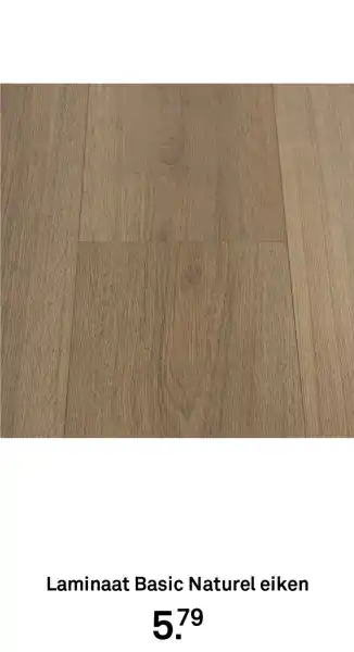 Karwei Laminaat Basic Naturel eiken aanbieding