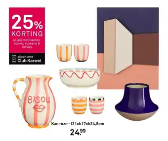 Karwei Kan roze aanbieding