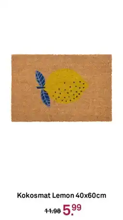 Karwei Kokosmat Lemon aanbieding