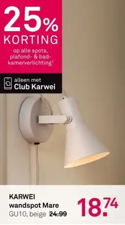 Karwei Karwei wandspot mare aanbieding