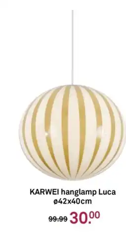 Karwei Karwei hanglamp luca aanbieding