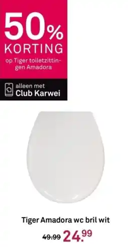 Karwei Tiger Amadora wc bril wit aanbieding