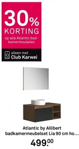 Karwei Atlantic by Allibert badkamermeubelset Lia aanbieding