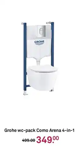 Karwei Grohe wc-pack Como Arena 4 In 1 aanbieding