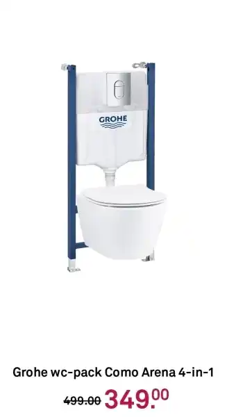 Karwei Grohe wc-pack Como Arena 4 In 1 aanbieding