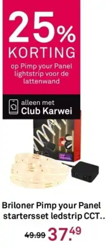 Karwei Briloner Pimp your Panel startersset ledstrip CCT aanbieding