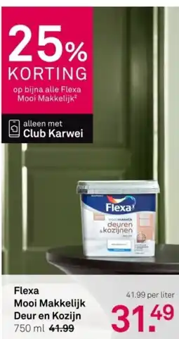 Karwei Flexa Mooi Makkelijk Deur en Kozijn aanbieding